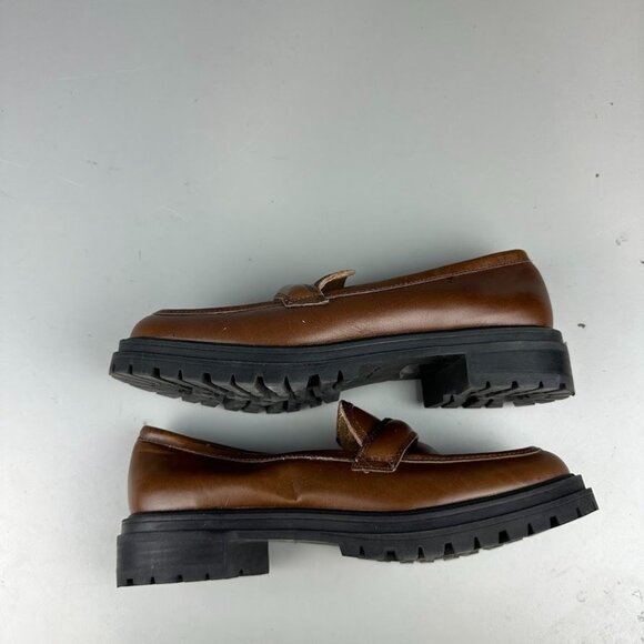 Madewell The Bradley Lugsole Loafer in Leather in Stable Brown - Picture 3 of 6